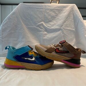 Lebron 18 Low Wile e vs Roadrunner GS 13.5C